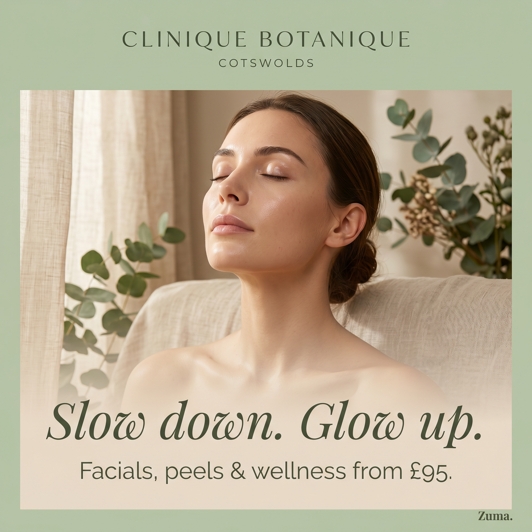 Clinique Botanique facials and wellness ad creative
