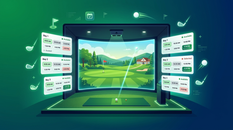 golf simulator booking software